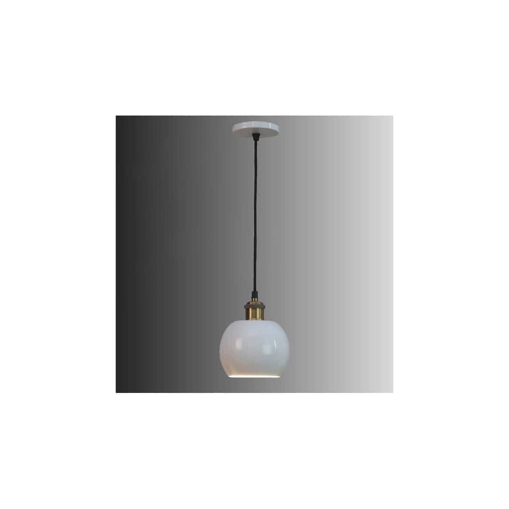 Formul White Metal Hanging Light
