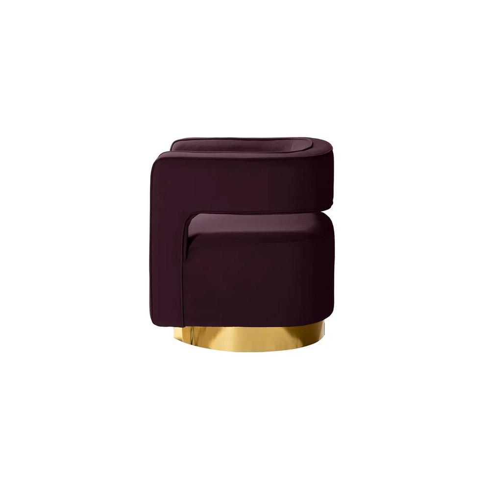 Alson Accent Chair in Purple Colour