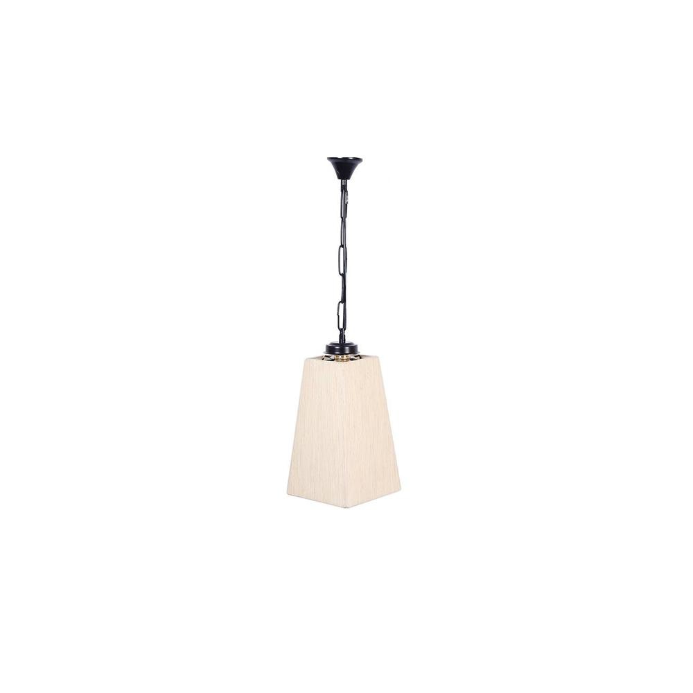 Hezekiah Off-White Fabric Hanging Light