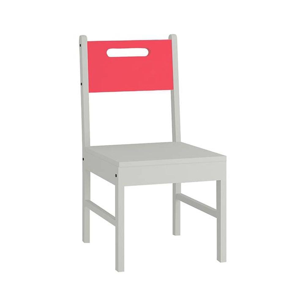 Lavista Solid Wood Kids Chair in Strawberry Pink Colour