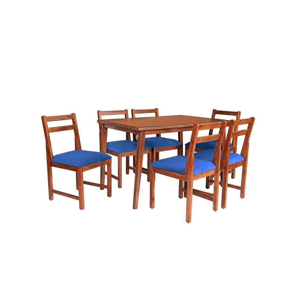 fint solid wood  6 seater Dining table in  Provincial Teak