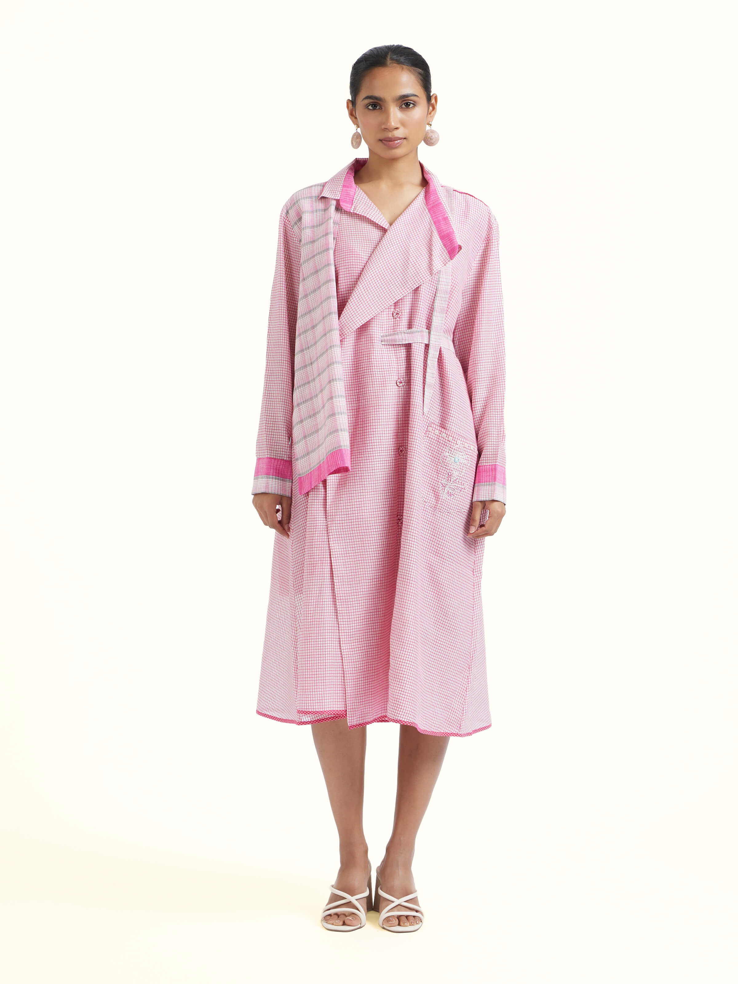 Off white Bengal Handloom Dress