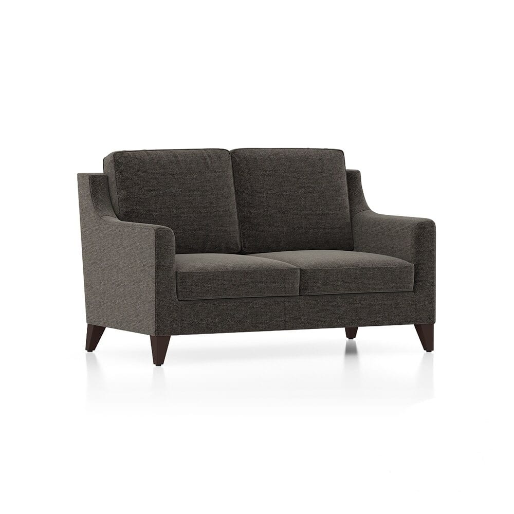 Abbey 2 Seater Fabric Sofa In Smoke Colour - Urban Ladder