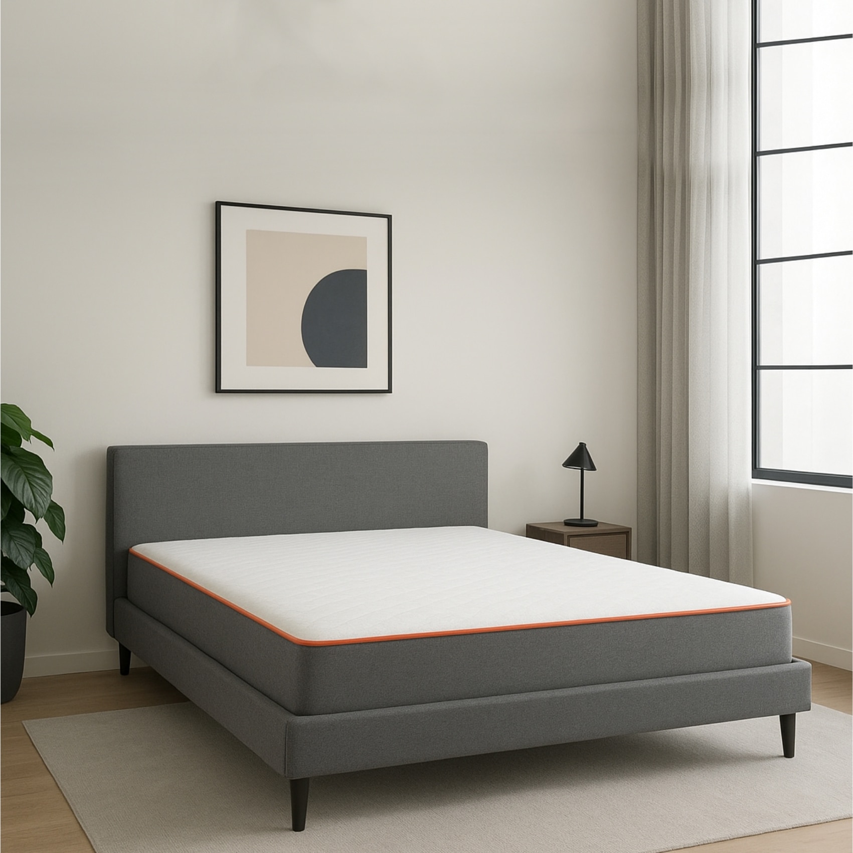 7-Zone Dual-Hard And Soft (72 x 60 in, 8 inches) - Usha Shriram