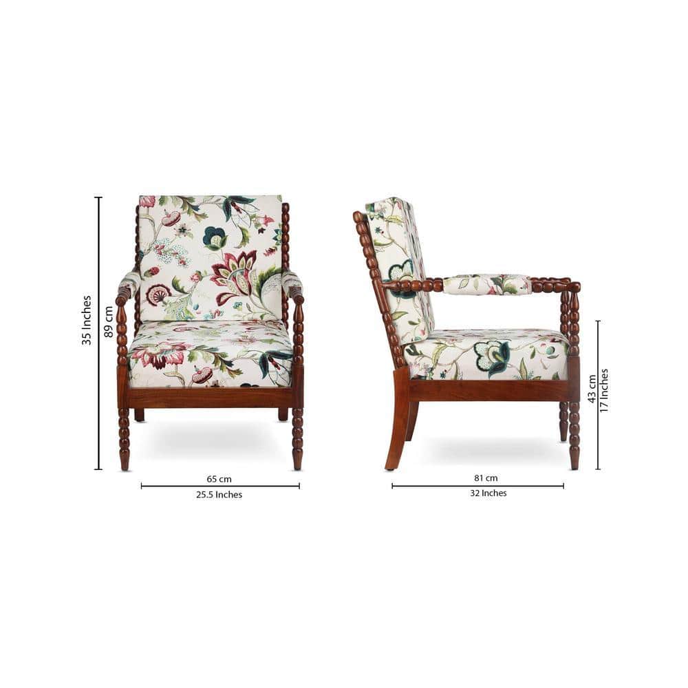 Ezekiel Accent Chair - Multicolor (Colour : multi-coloured)