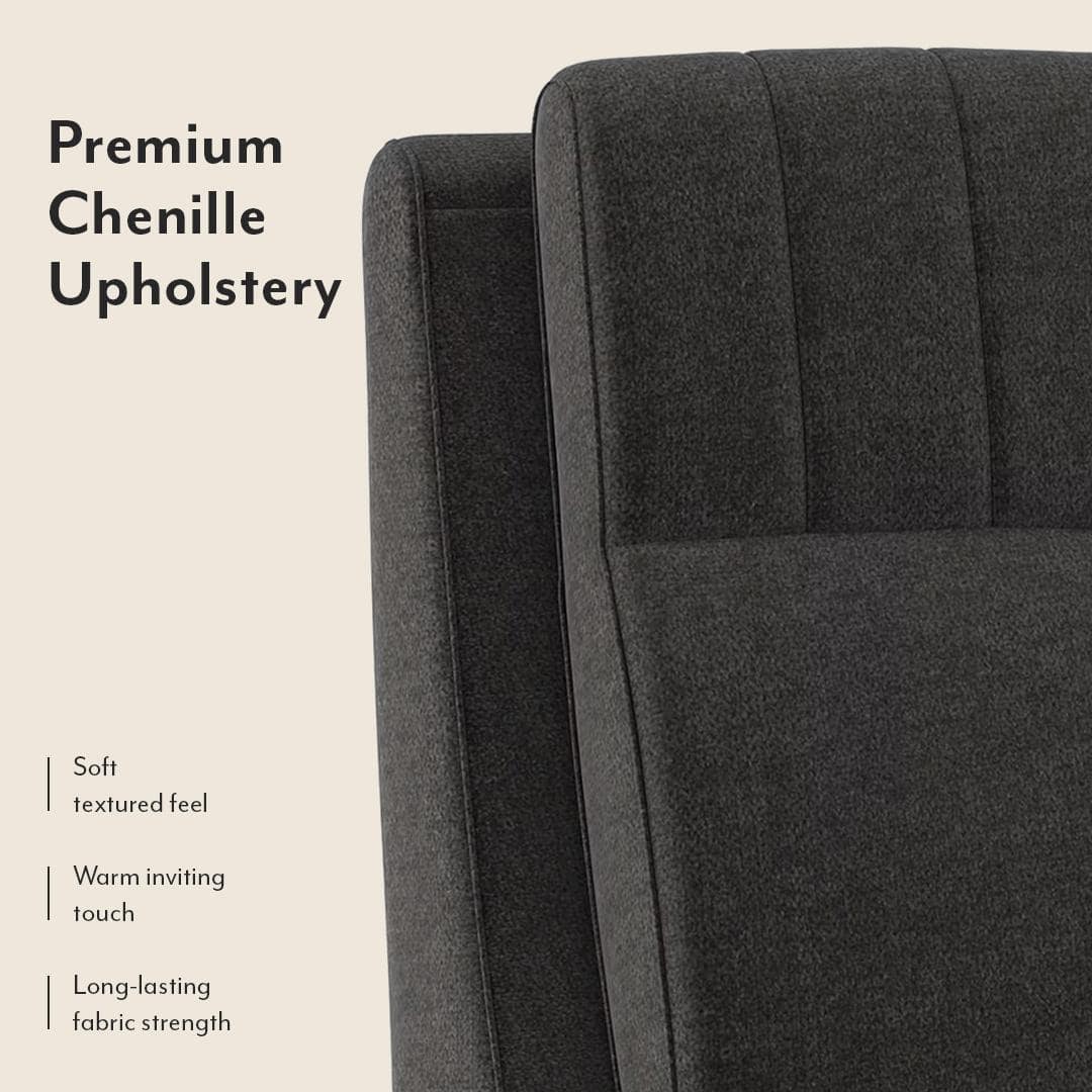 Stanhope Upholstered Hydraulic Storage King Size Bed In Urban Grey Premium Chenille