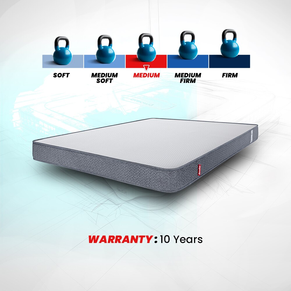 LiveIn - Anti Microbial Fabric Memory Foam Mattress (78 x 35 in, 8 Inches)