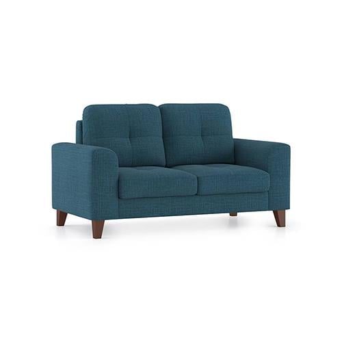Verona Luxe 2 Seater Fabric Sofa in Colonial Blue Colour