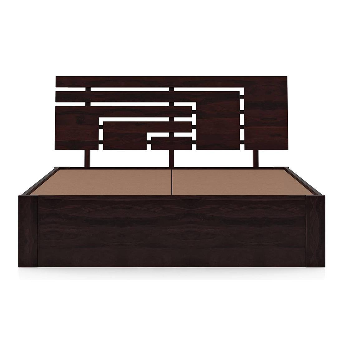 Stockholm Storage Queen Size Bed (Solid Wood)