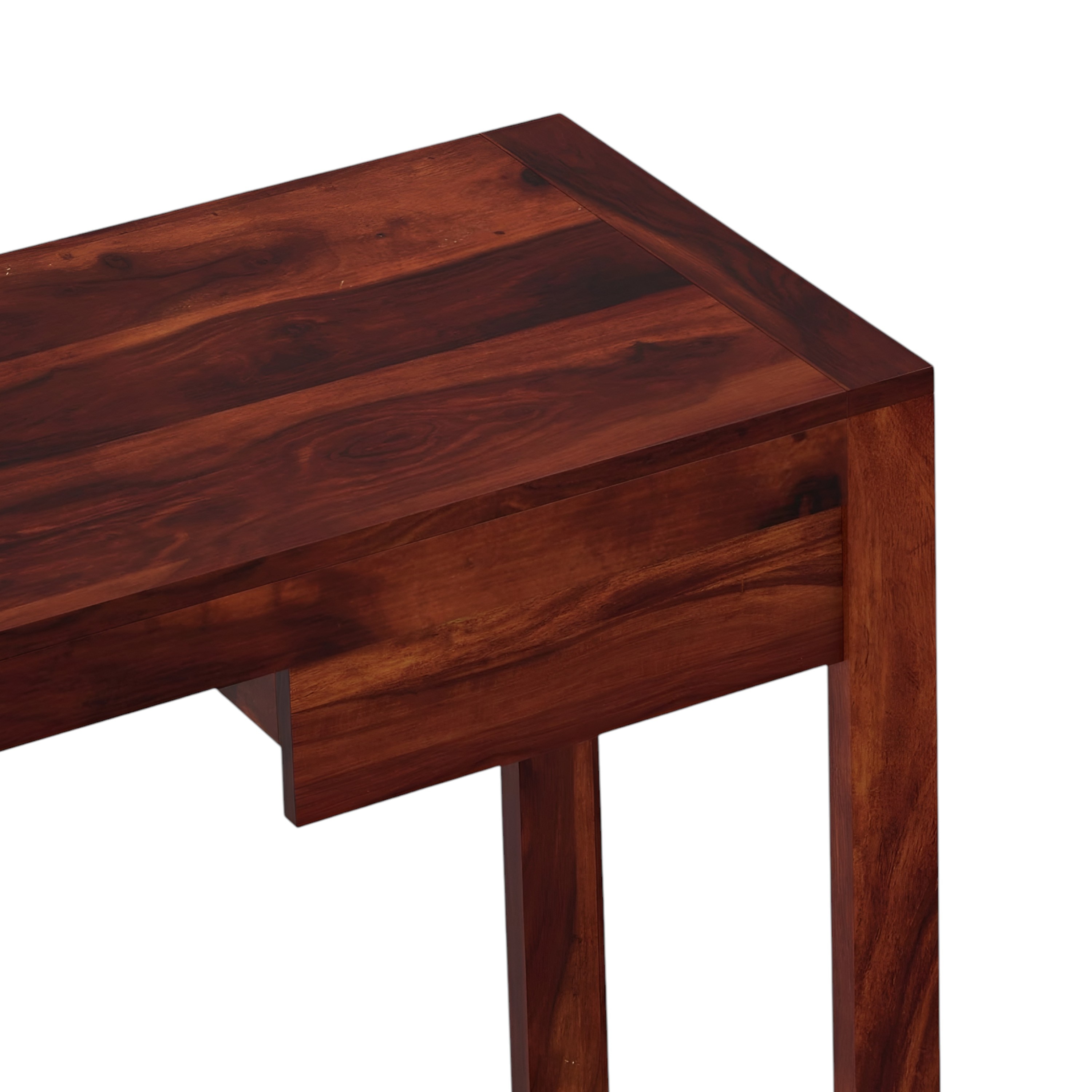 Zaria Sheesham Wood Study Computer Table In Honey Finish