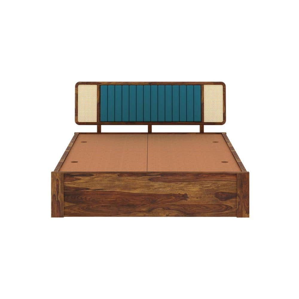 Boho Bliss Solid Wood Queen Storage Bed