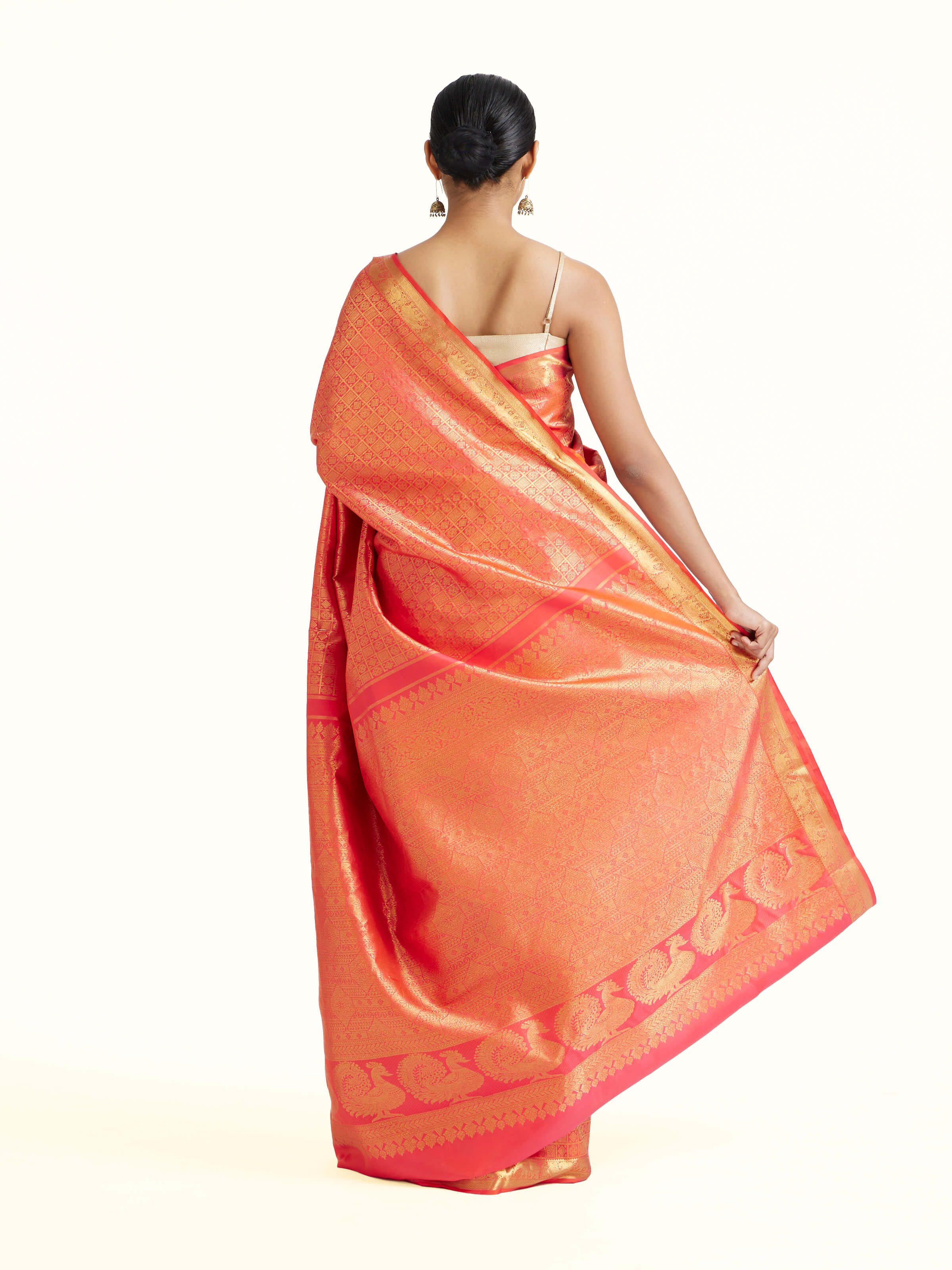 Red Kancheepuram Zari Silk Saree