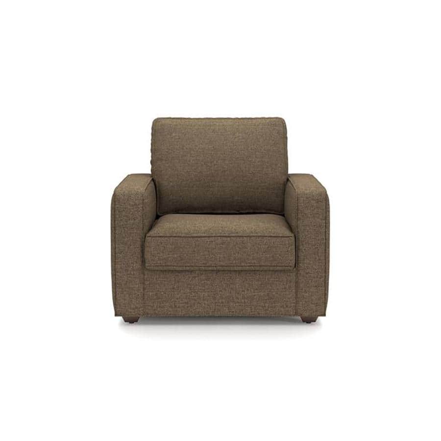 Apollo 1 Seater Fabric Sofa in Dune Colour