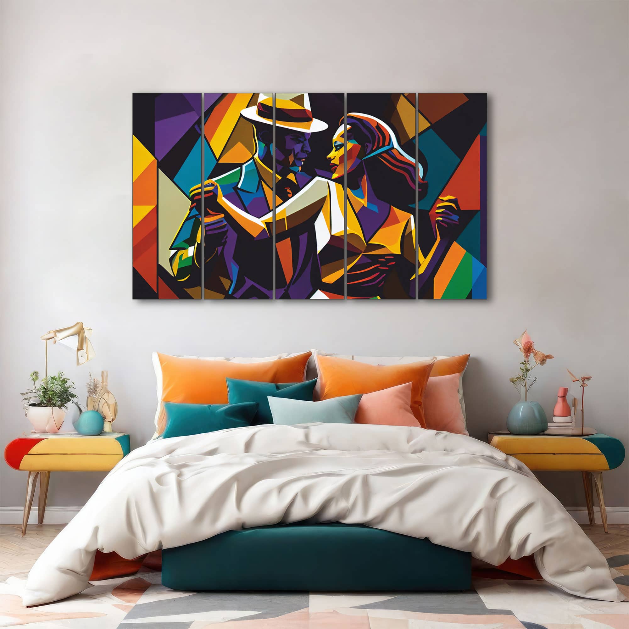 The Castle Decor Dance Wall Painting Wooden Framed Digital Painting 27x48 Inch - The Castle Decor