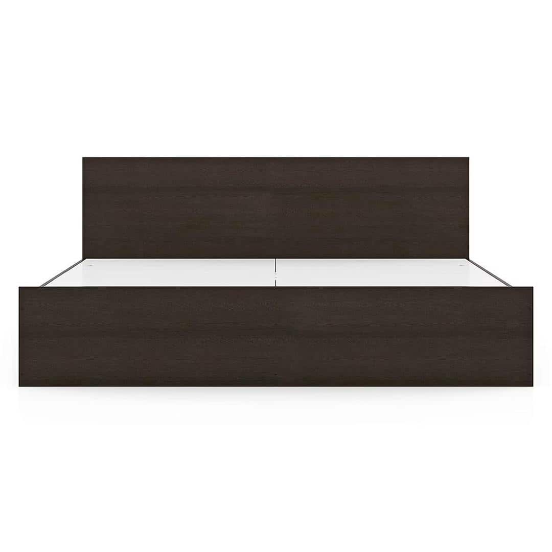 Zoey Engineered Wood King Size Bed In Dark Wenge Finish