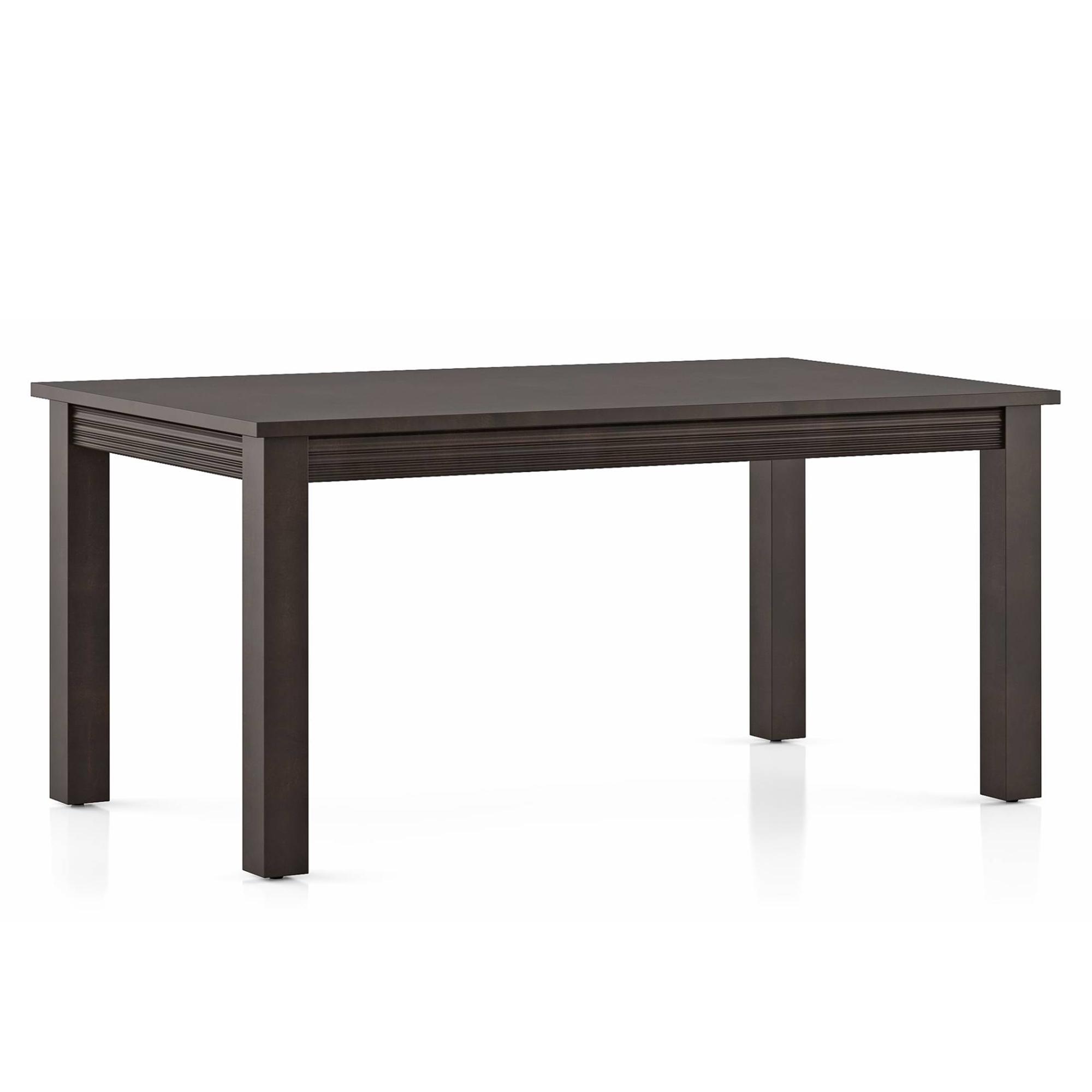 Casella 6 Seater Dining Table In Mocha Walnut Finish