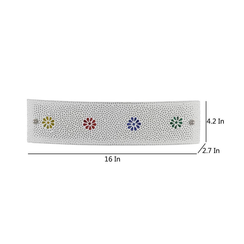 Jay Multicolour Glass Wall Light