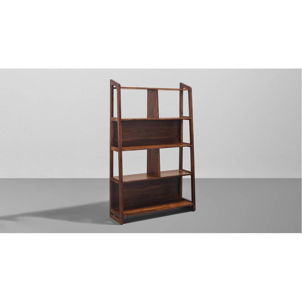 Wordle Solid Sheesham Wood Book Shelf 4 Shelves Provincial Teak Finish Set of 1