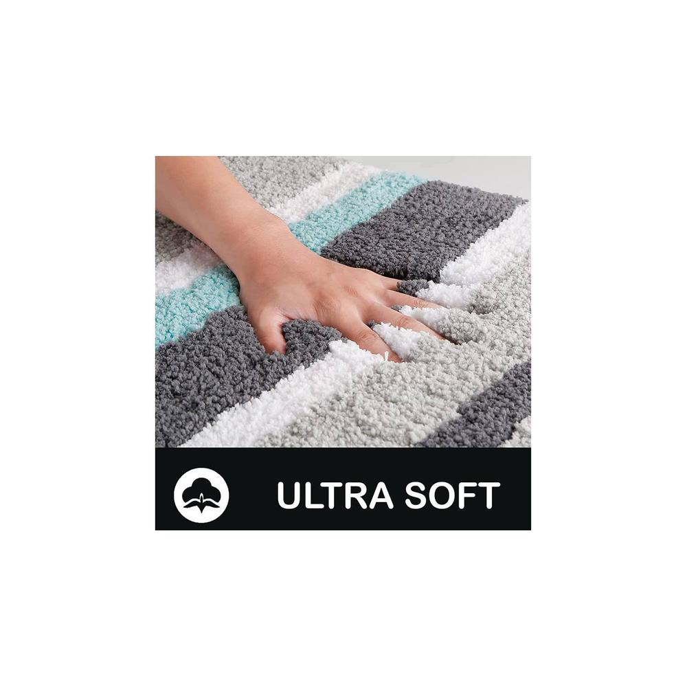 Bathmat 2500 GSM Microfiber Anti Skid Slip Water Absorbent Machine Washable and Quick Dry Italia Mats for Bathroom, Kitchen, Entrance