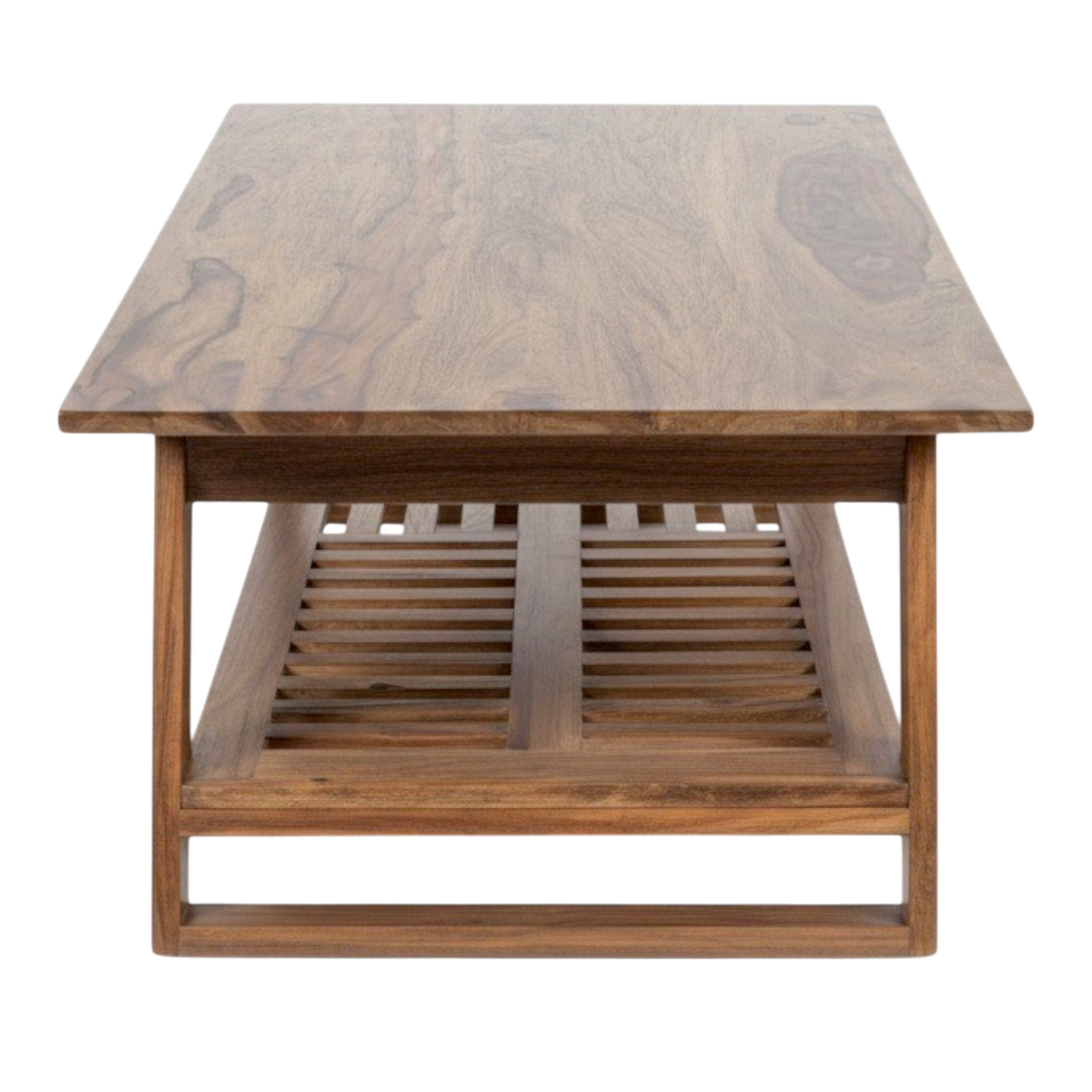 Alison Sheesham Wood Coffee Table In Teak Finish