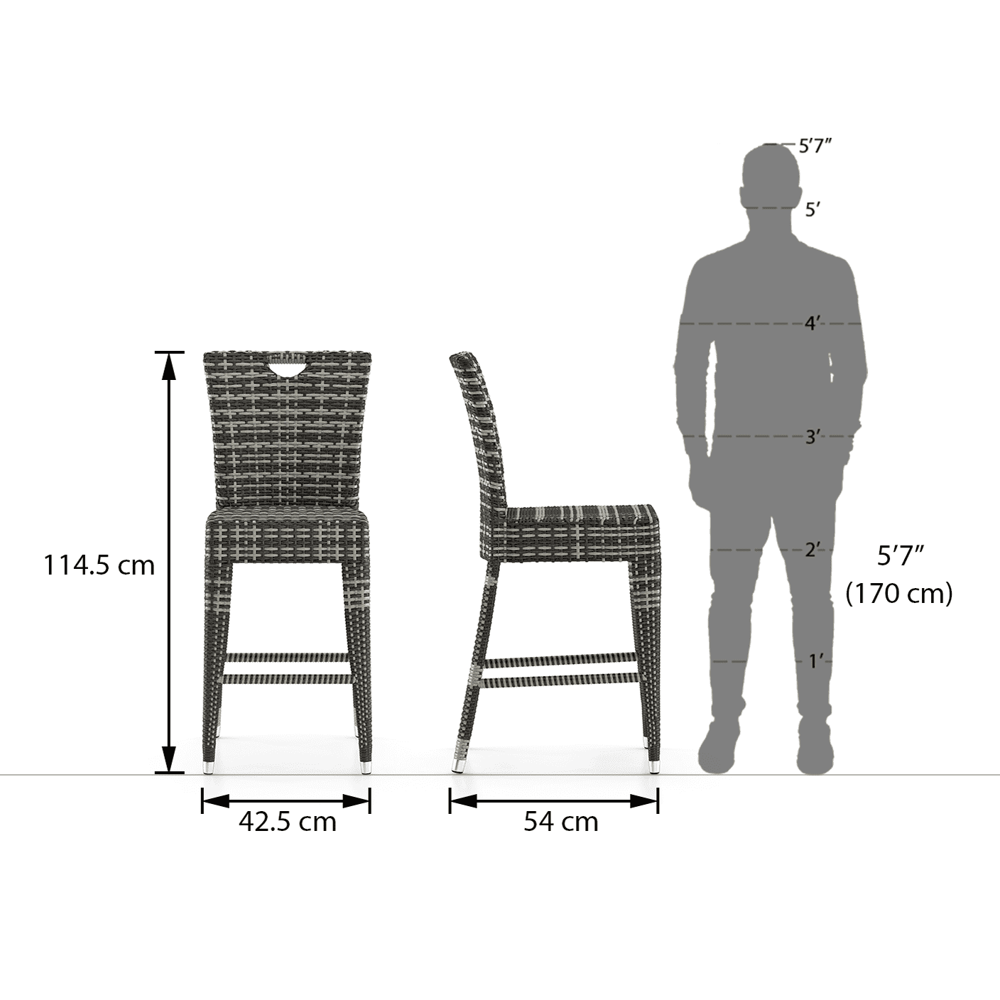 Holmes High Chair Set of 2