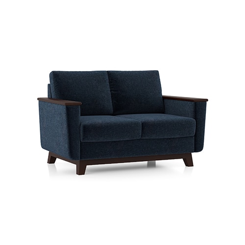 Corby Premium 2 Seater Fabric Sofa in Cobalt Colour - Urban Ladder