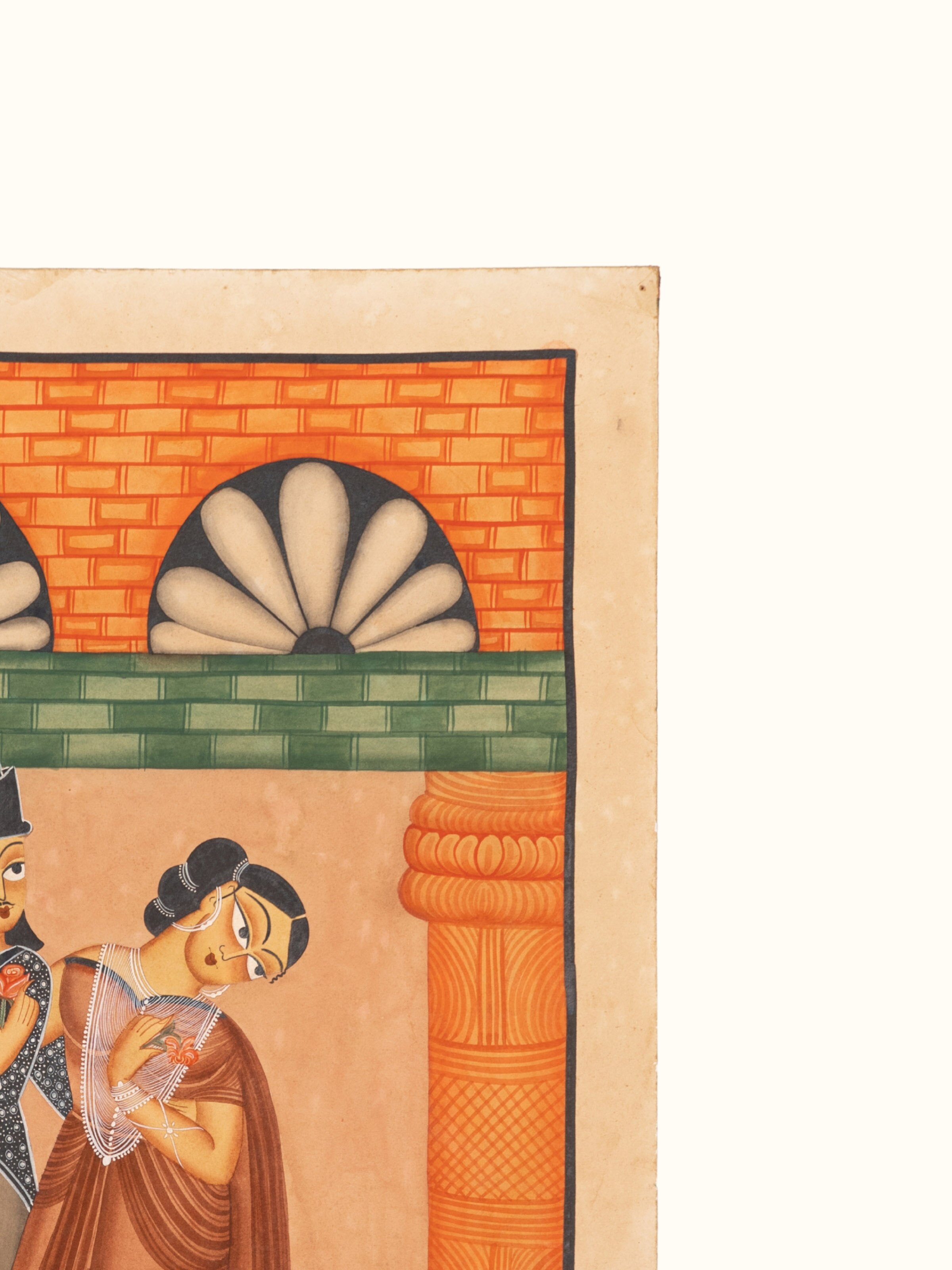 Babu Bibi Kalighat Painting