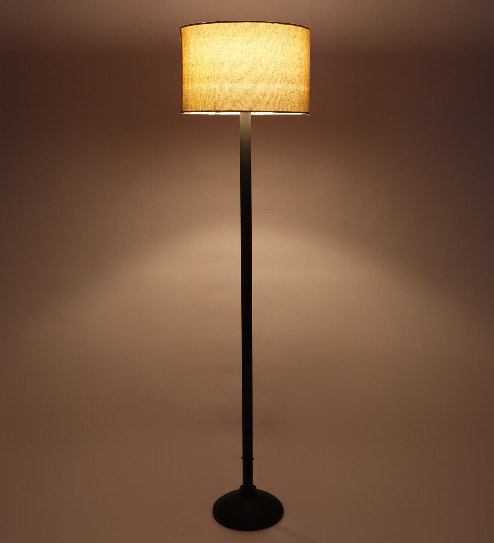 FZ 14'' Shade Floor Lamp in Beige Shade