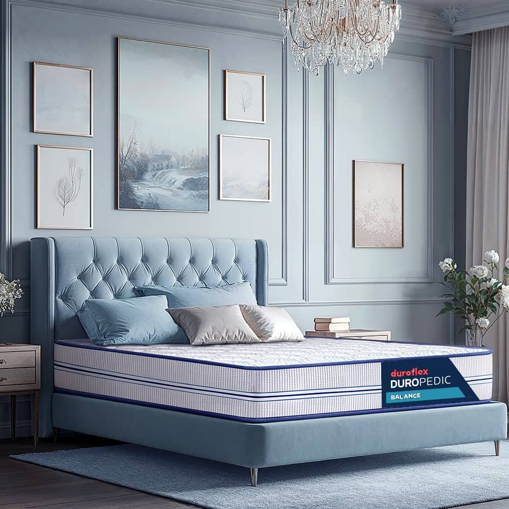Balance -Doctor Recommended 5 Zone Dual Density Orthopedic Support Layer High Density Memory Foam Medium Firm Mattress (75 x 70 in, 7 Inches)