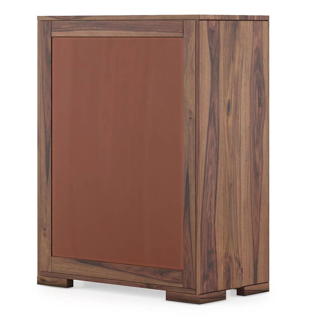 Madden 14 Pair Shoe Rack in Teak Finish