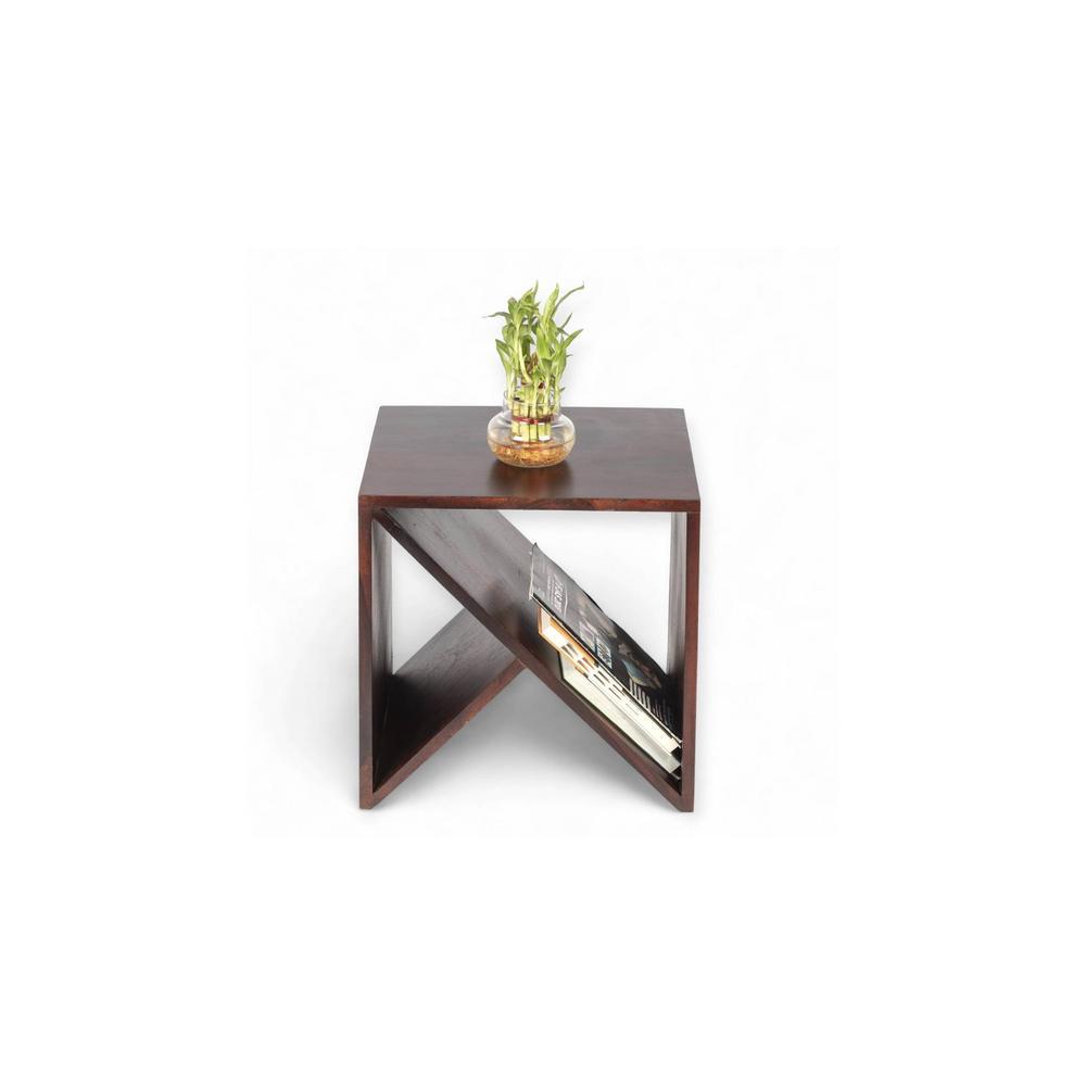 Noah Side Table - Walnut Finish