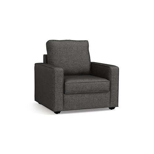 Apollo Compact Sofa Set (Colour : Steel Grey, Cushion : Hard, Back Type : High Back, Seater : 3+1+1)