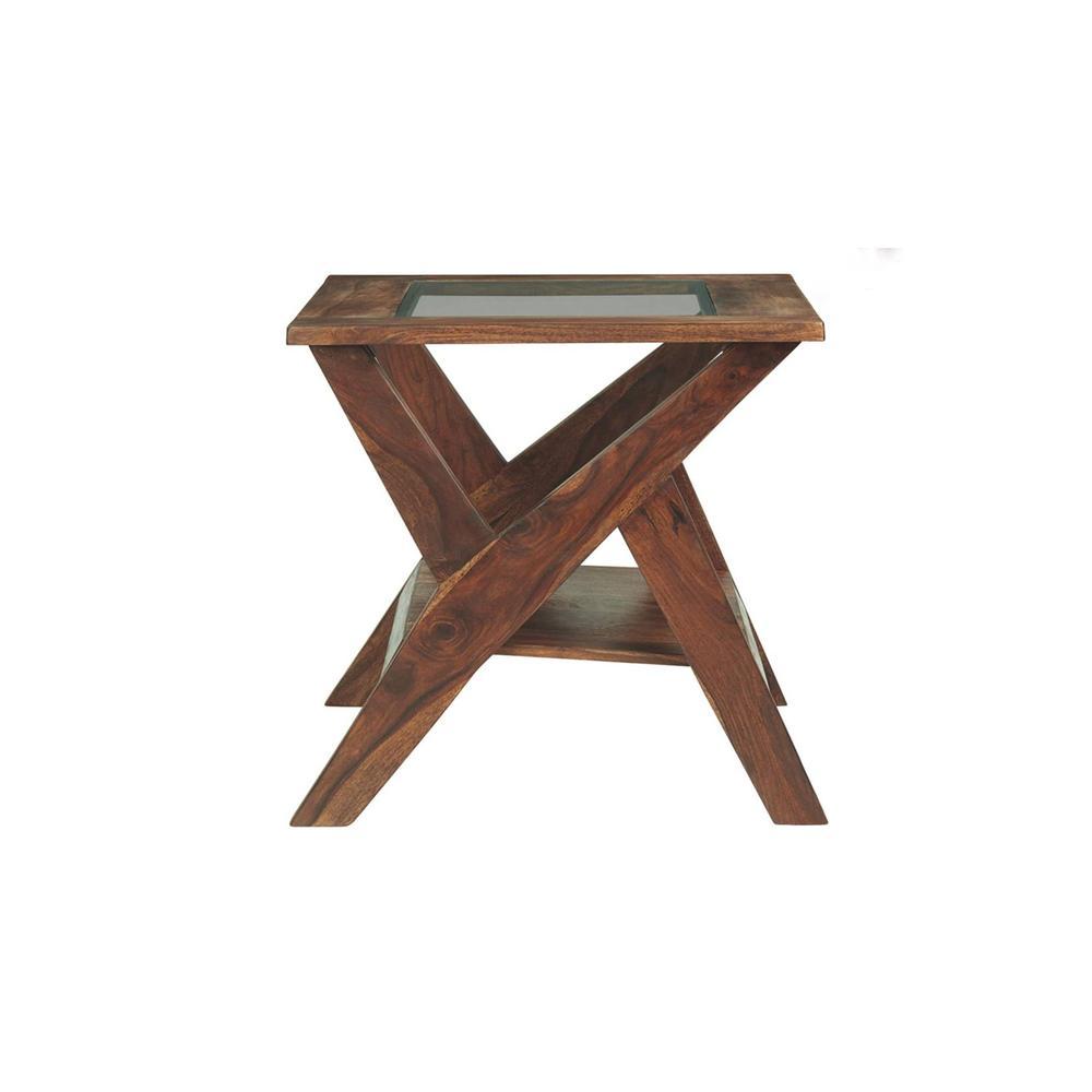 Etha Solid Wood Side Table