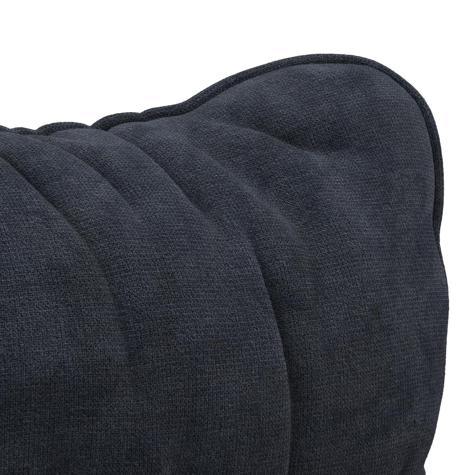 Marson Swivel Lounge Chair in Indigo Blue Colour
