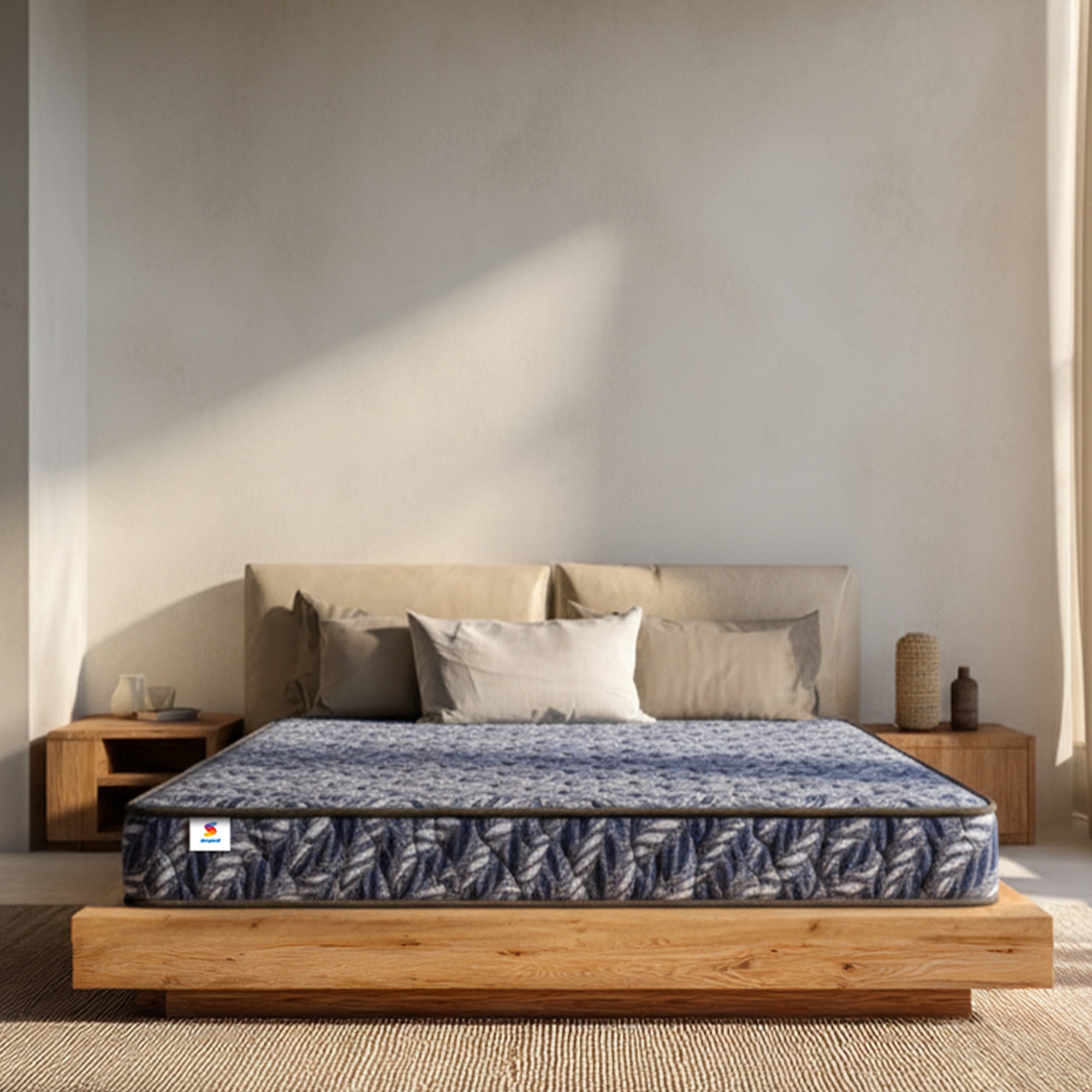 Sleepwell Utsav Comfort Regular, Quiltec Foam 5 inch Single High Resilience (HR) Foam Mattress (L x W: 75 inch x 35 inch)