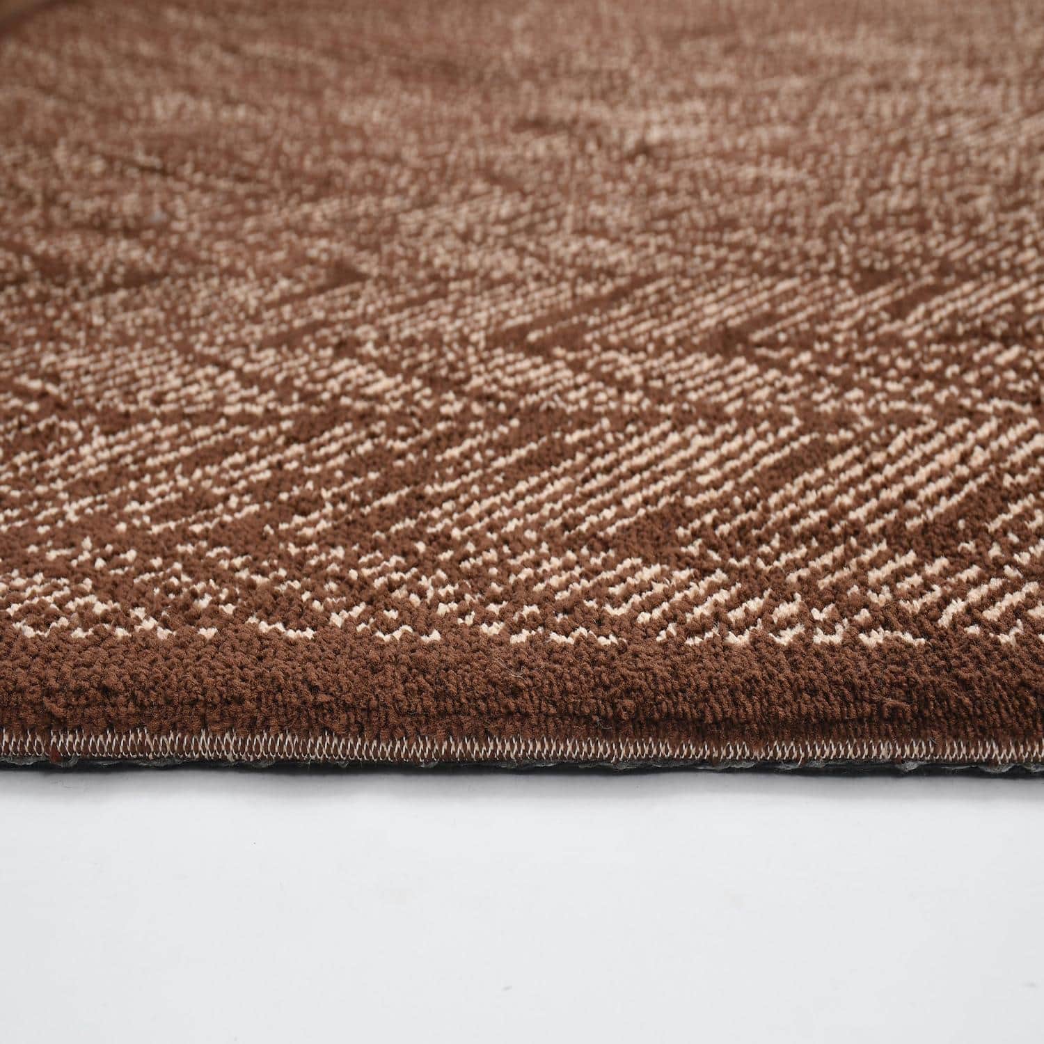 Multicolor Abstract Machine Made Polyester 6 X 9 Feet Carpet