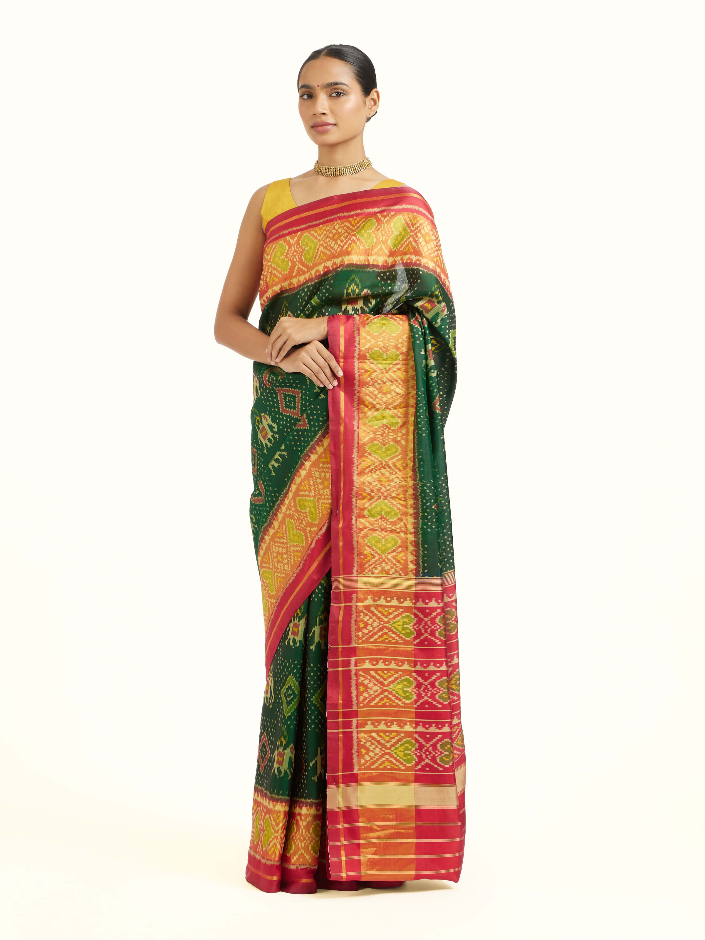 Rajkot Patola Ikat Saree