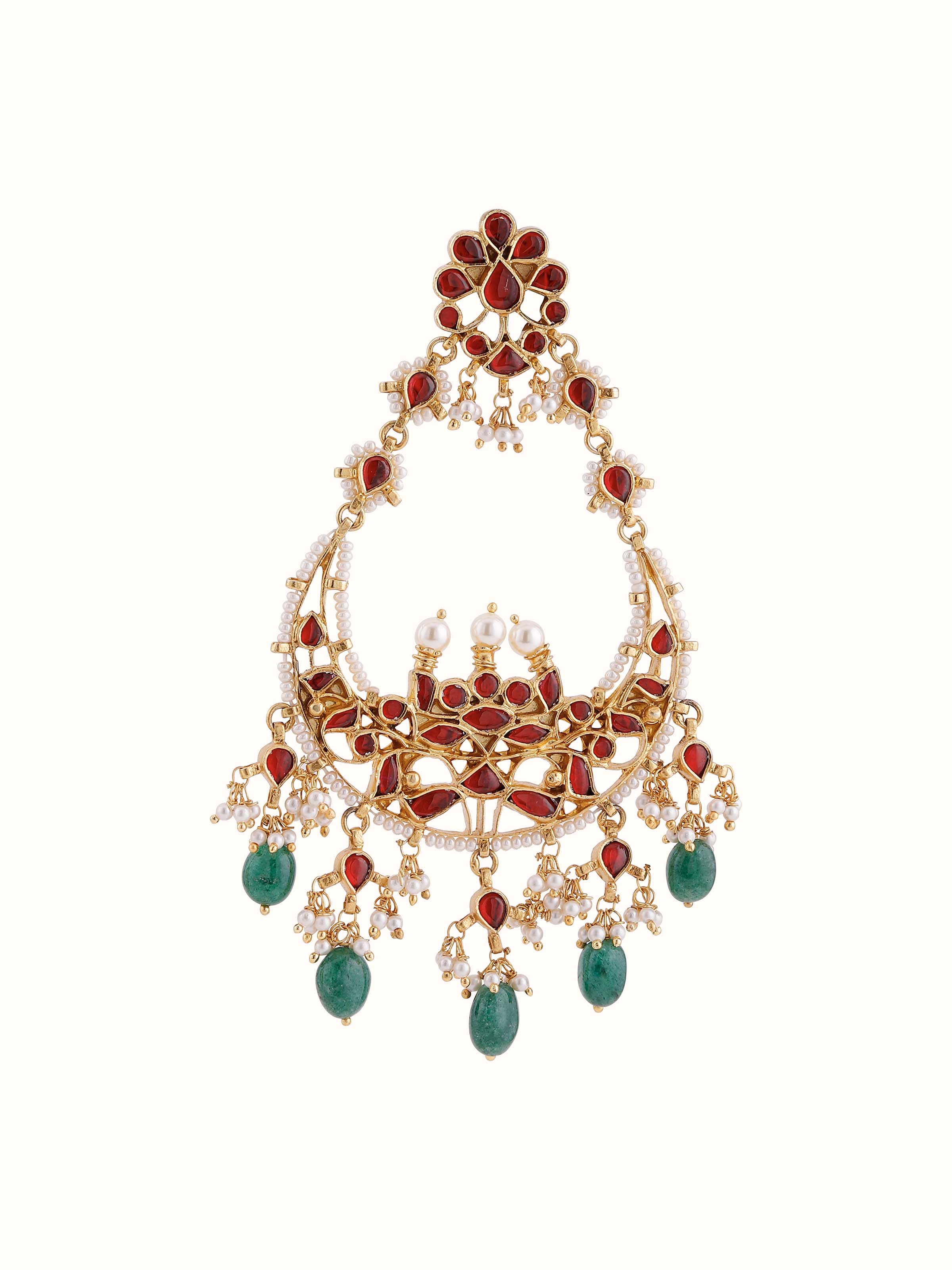 On-body view of Silver Smithing Chandbalis