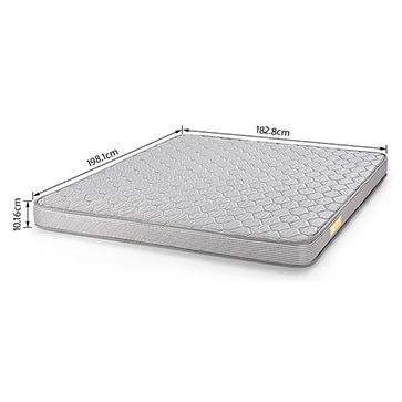Essential Foam King Size Mattress (Mattress Thickness : 4 Inches, Mattress Dimensions : 78 x 72 in)
