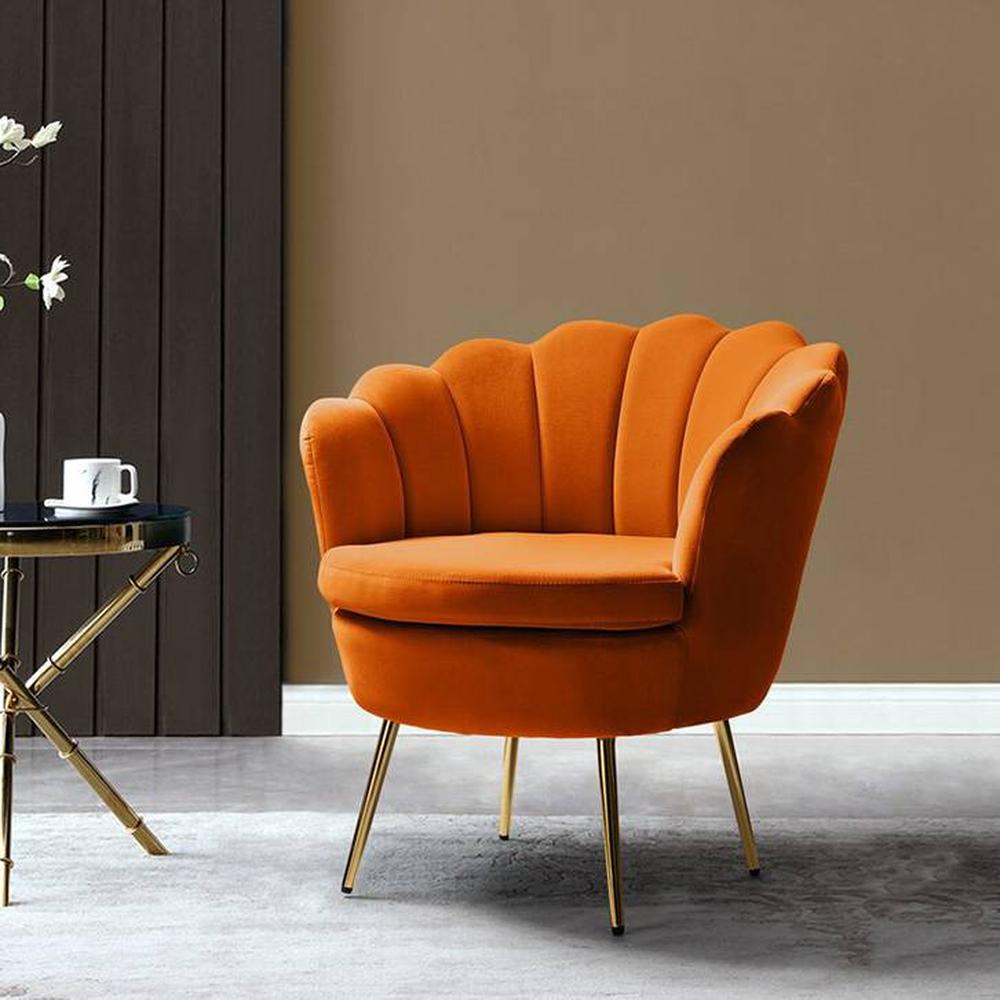 Foster Accent Chair in Brown Colour