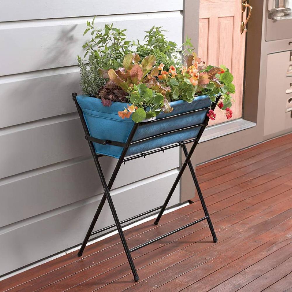 VegTrug Poppy Planter with Blue Liner
