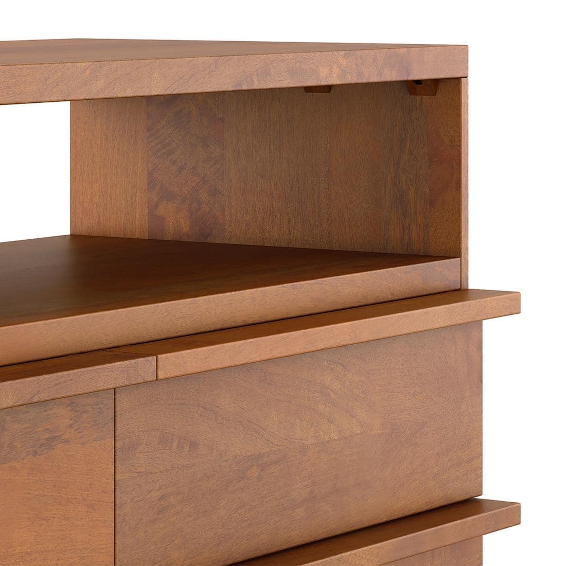 Ohio Chest of Drawer in Amber Walnut Finish