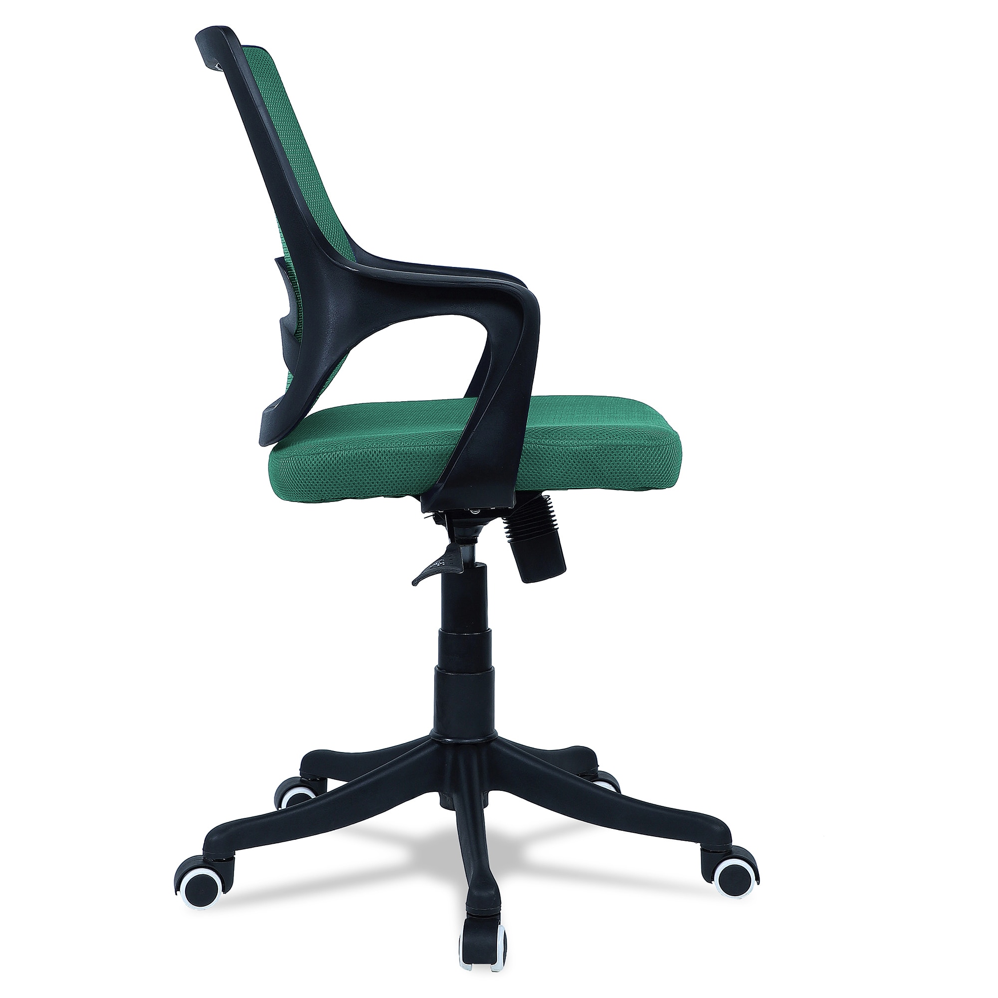 Ddeasirea Mid Back Ergonomic Chair in Dark Green Colour