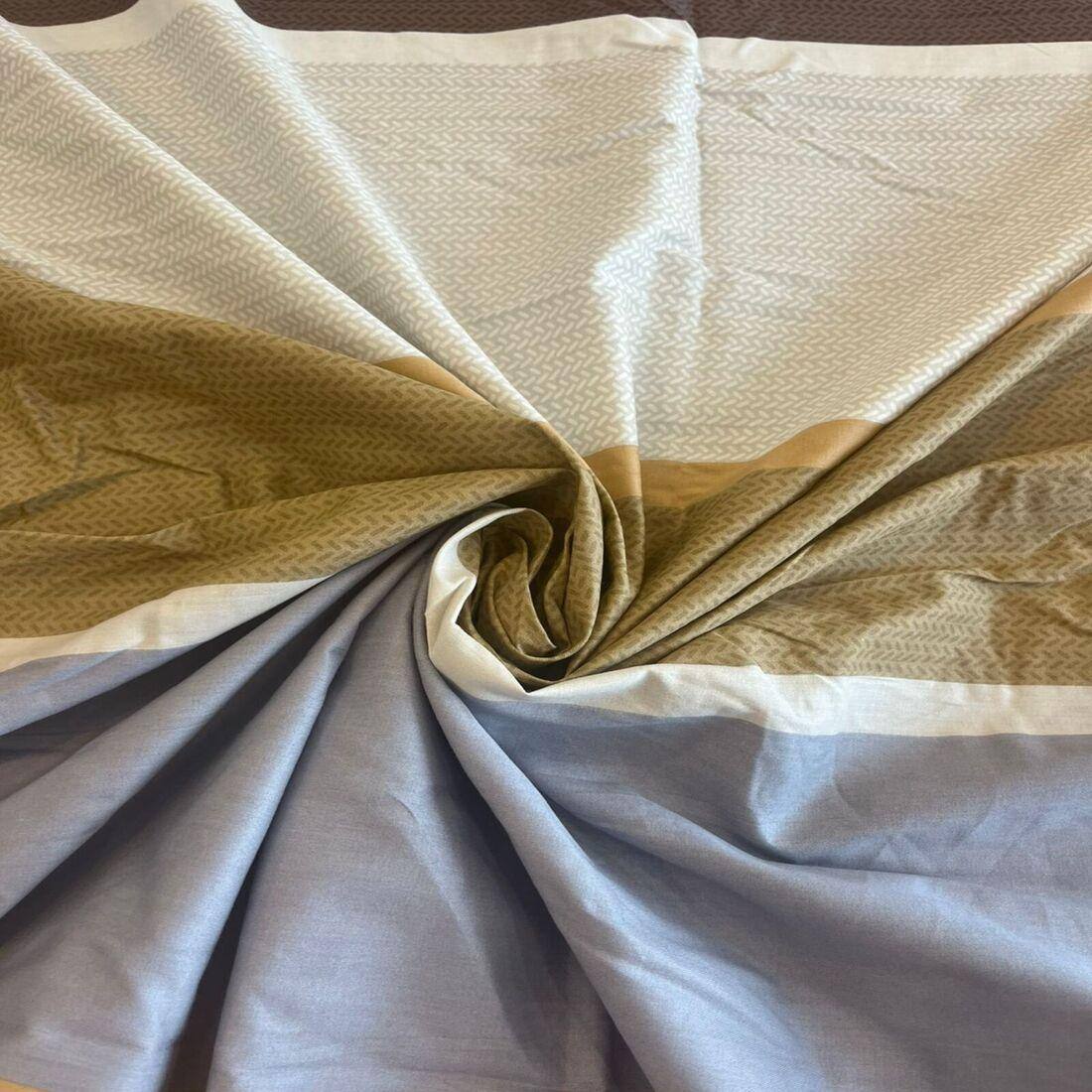 Threads Silky Touch Premium Super King Size Flat Bedsheet 275 x 275 cms