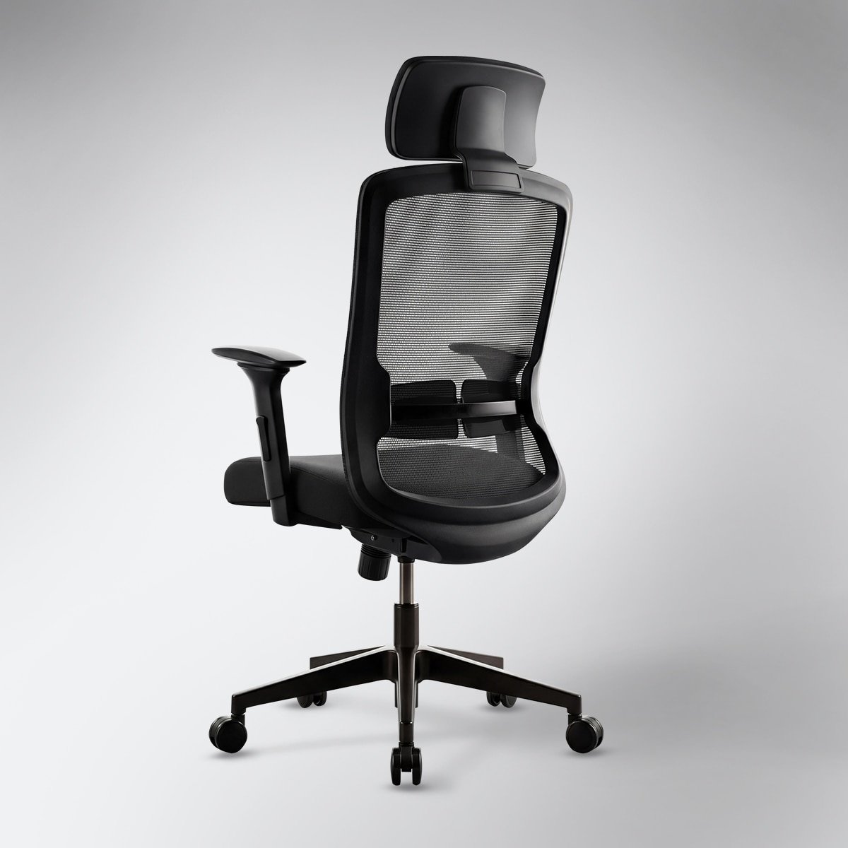 Kepler Brooks Eterna High Back Premium Office Chair in Black Colour - Kepler Brooks