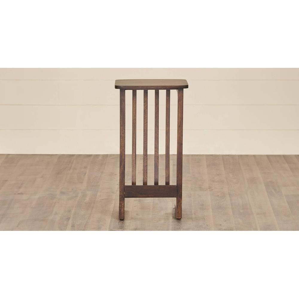 Aster Solid Wood Side Table in  Natural Finish