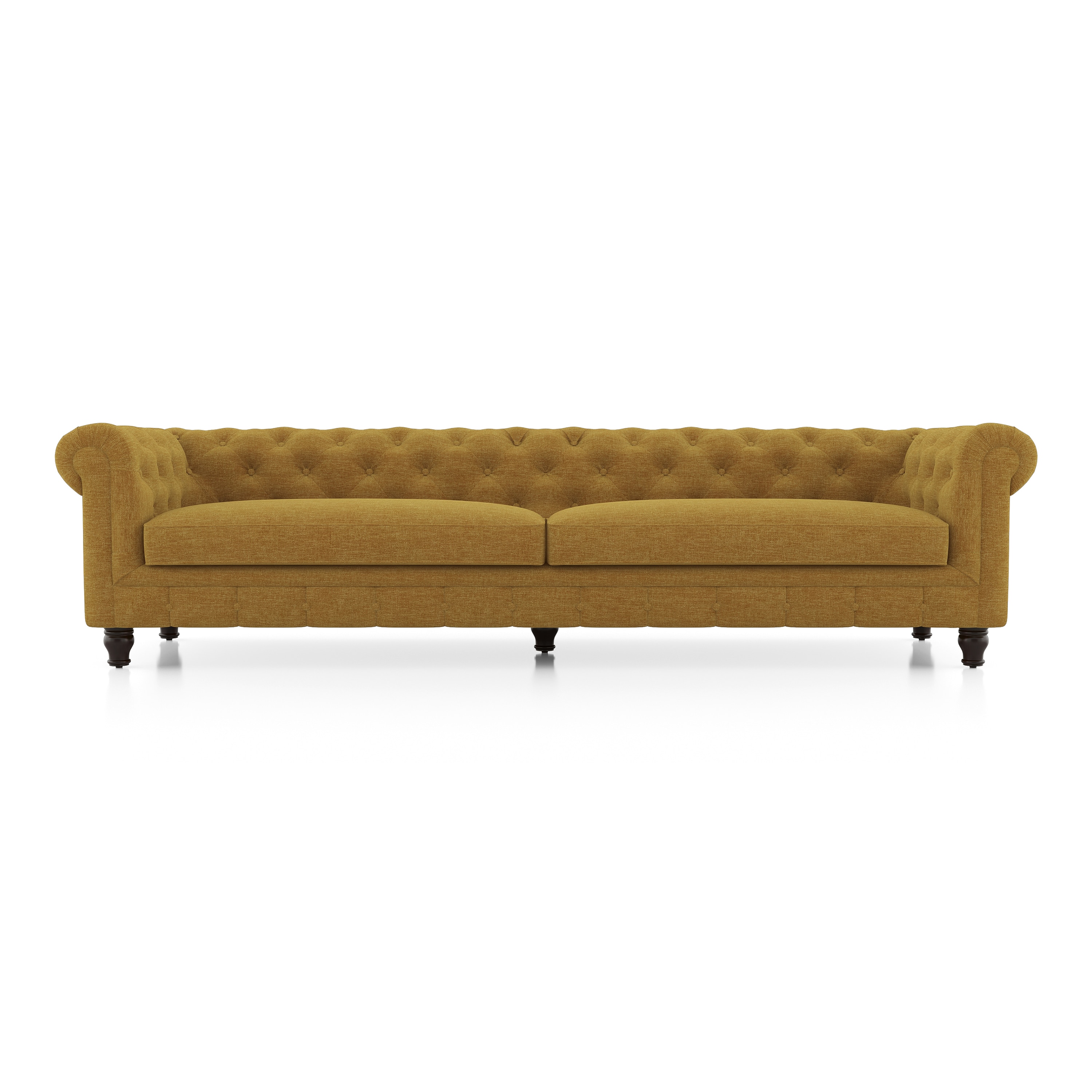 Winchester Sofa Set (Colour: Ochre, Seater:4+ 2+1+1)