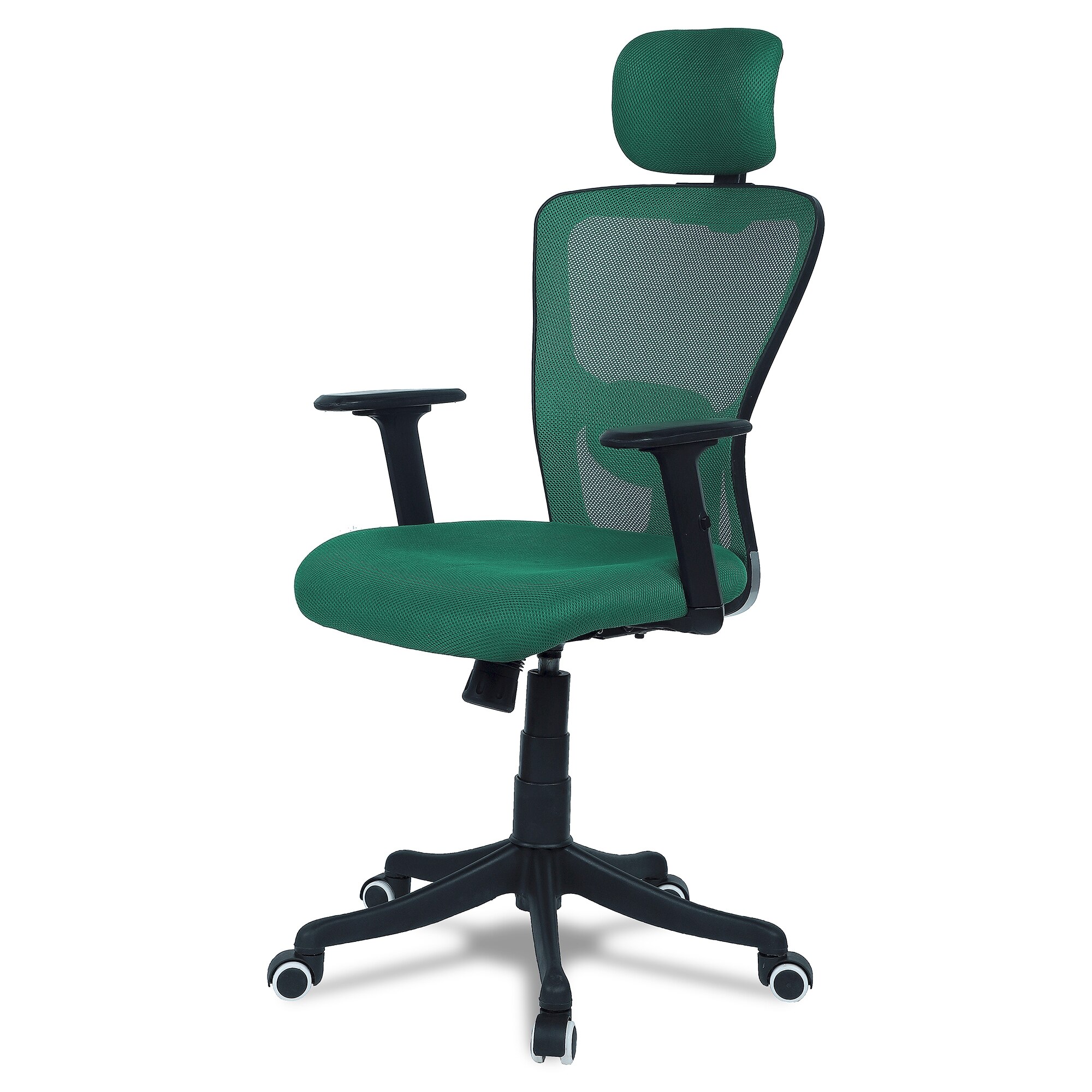 Dreaceo High Back Ergonomic Chair in Dark Green Colour