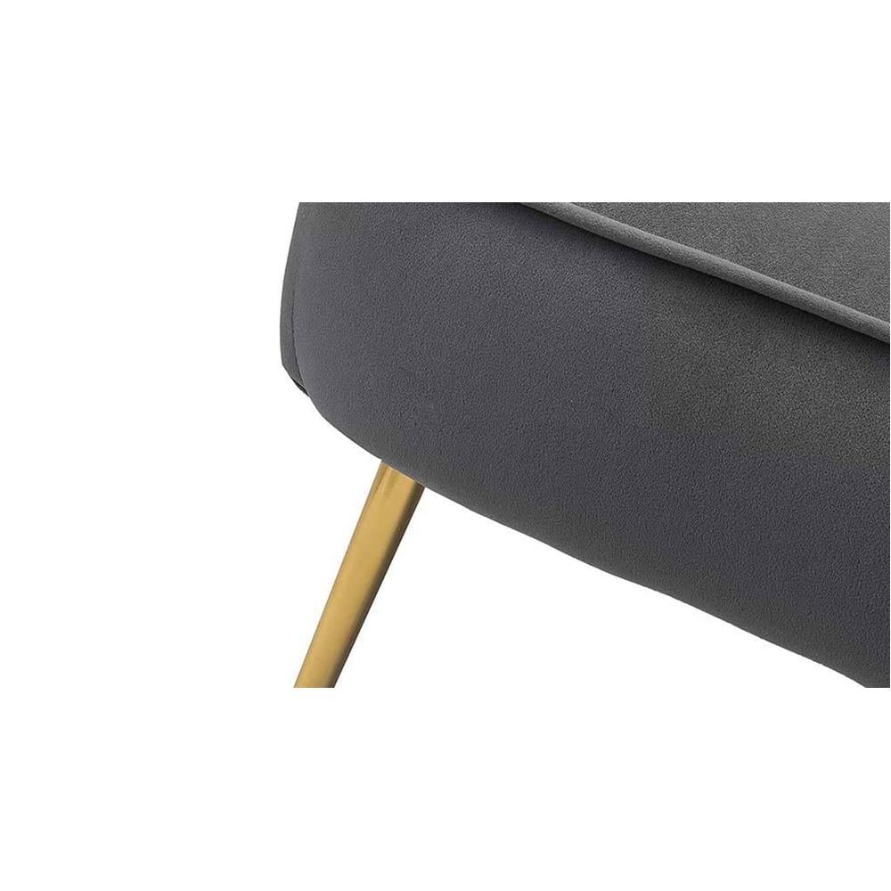 Beato Fabric Accent Chair in Grey Colour