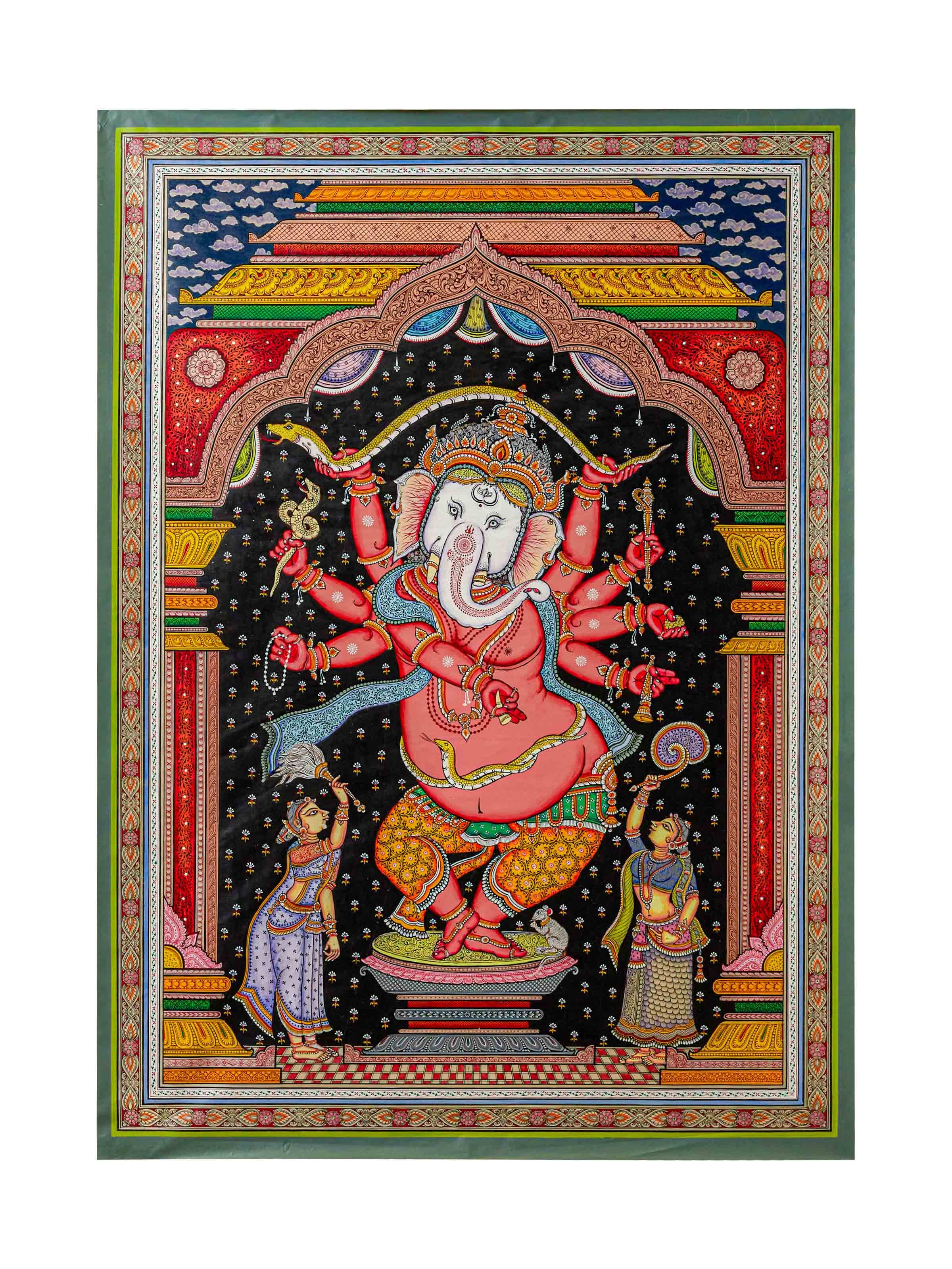 Ganesha Pattachitra Painting